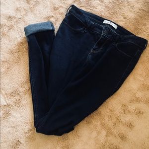 Low Rise , Dark Blue Jean, only wore once